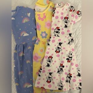 Girls dresses - Blue, Yellow, and Pink